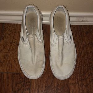 Classic White slip on Vans
